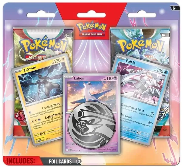 Latios, Zekrom & Palkia Enhanced 2-Pack Blister
