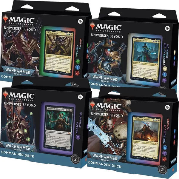 Warhammer 40,000 Commander Deck Set of 4