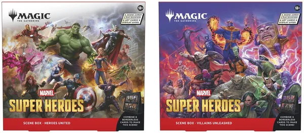 Marvel Super Heroes Scene Box Set of 2