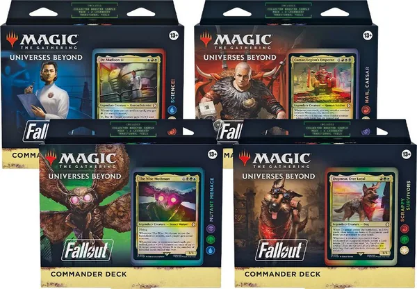 Fallout Commander Deck Set of 4