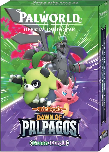 Palworld Dawn of Palpagos Green/Purple Trial Deck