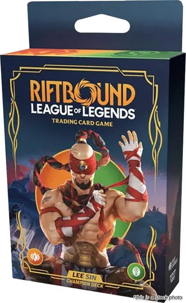 Riftbound Origins Lee Sin Champion Deck