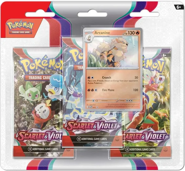 Scarlet & Violet 3-Pack Blister